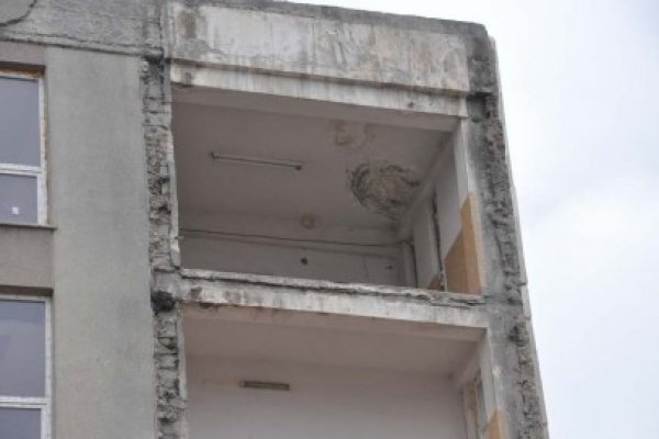 La Policlinica 2 au loc lucrări de reabilitare